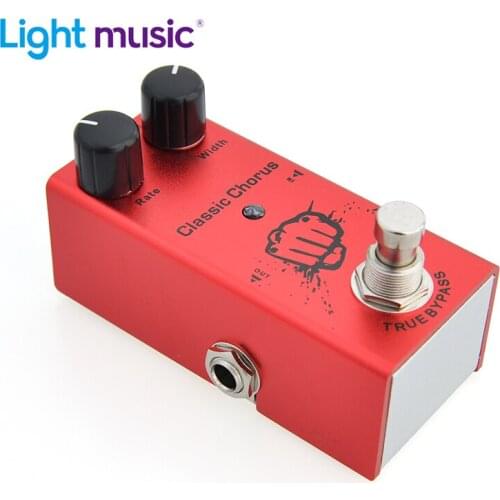 Electric Guitar Pedal Classic Chorus Rate/Width Knob Mini Single Type Effect Pedal DC 9V True Bypass For Guitar Parts
