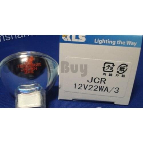 2pcs/Lot Halogen Bulb For KLS JCR 12V22WA/3 Microscope lamp SZ51 SZ61 SZ2-LGB SZ2-ILA-LGB-S Cup Bulb