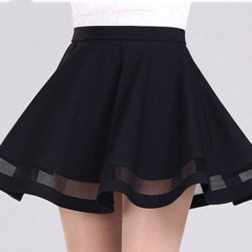 Fashion Women Skirt Kawaii Faldas Ladies Midi Skirt Sexy Skirts Womens Pleated Skirts Saias Korea Clothes Summer Tutu Femme