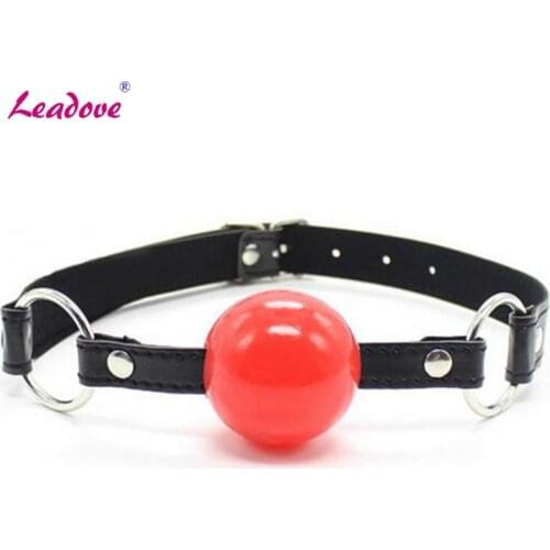 Adult Game Soft Rubber 40mm Mouth Ball Gag Fetish Bondage Oral Fixation Mouth Open Stuffed Love Restraint Sex Toys XN0046
