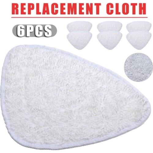 6pcs Replacement Fiber Mop Heads Pads For Vileda 100 Hot Spray & Steam Mop Strong Water Absorption Quick-drying