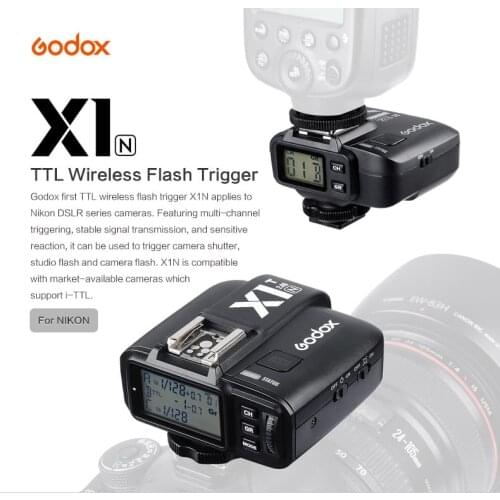 Newest Godox X1N-T TTL 2.4 G Wireless Transmitter For Nikon D800 D3X D3 D2X D2H D1H D1X D700 D300 D200 D100