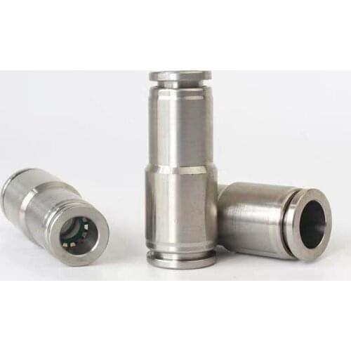 4/6/8/10/12/14/16mm Reducer Pneumatic 304 Stainless Steel Push In Quick Connector Release Air Fitting Plumbing