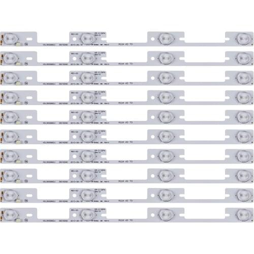 New 10pieces LED Backlight Lamp strip for Konka KDL39SS662U 35018339 40L5400 DL3944 DL4045 40L2400 327 mm 4 LEDs (1 LED 6V)