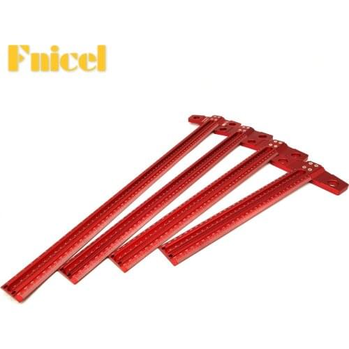 Woodworking Scriber T-type Scribing Ruler 600mm Multifunction Aluminum Alloy Line Drawing Marking DIY Measuring Tools