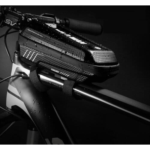 WILD MAN Bicycle Bag Triangle Frame Pannier MTB Road Cycling Top Tube Bag EVA Shell Waterproof for Repair Tools bolsa bicicleta