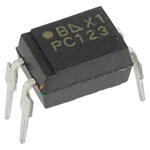10PCS PC123 DIP4 Transistor output optocouplers Photocoupler Lead