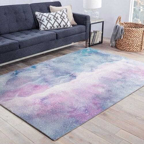 3D Fantasy universe space starry sky Carpets for Living Room Bedroom Area Rugs Crystal velvet Galaxy Night sky Printed Carpet