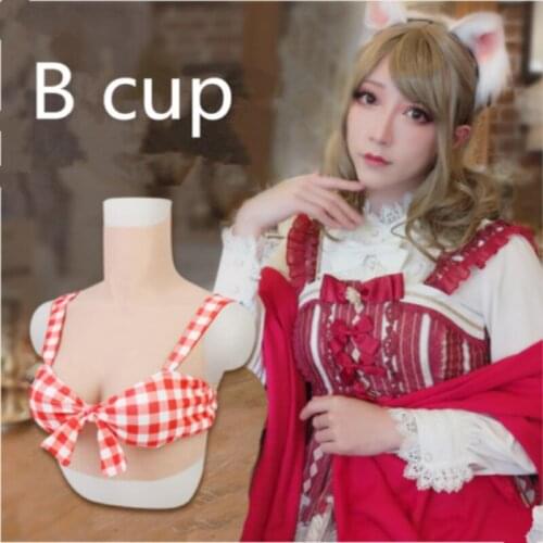 B Cup Silicone Breast Form False Boob Top Quality Realistic Soft Boob Bionic Skin Crossdresser Queen Transvestite Mastectomy Bra
