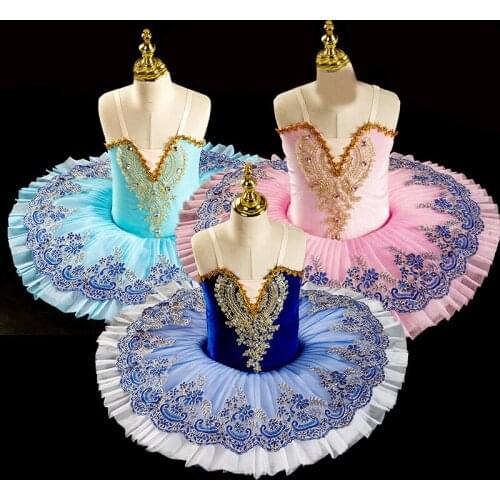 White Sequined Professional Ballet Tutu Women Adult Ballet Dress Girls Kids Stage Wear Swan Lake Dance Ballerina Costumes Wear