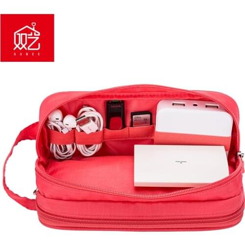 SUNEE Travel Cable Organizer Bag Portable Electronics Accessories Cases Digital Gadget Organizer for USB Phone Charger