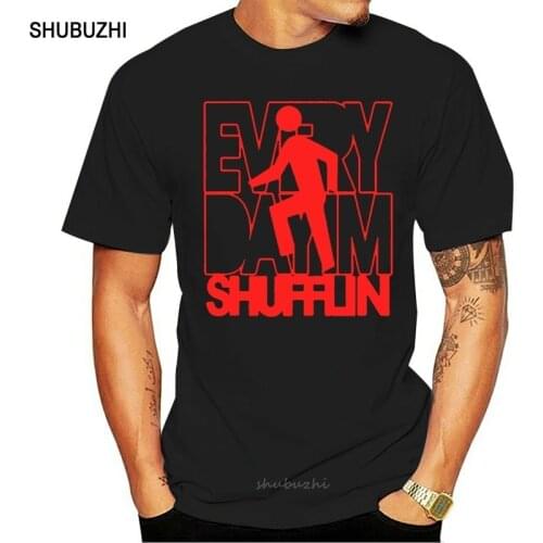 Everyday Im Shuffling T Shirt Lmfao Party Rock Flock men cotton tshirt summer brand teeshirt euro size