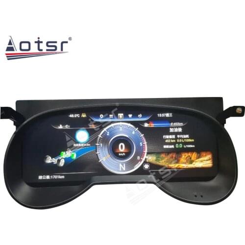 12.3 inch Car LCD Cluster instrument multimedia dashboard Modification For Toyota RAV4 RAV 4 2019-2020 GPS navigation player