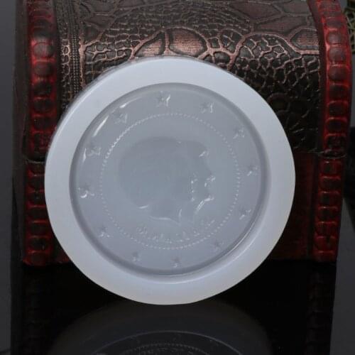 Small Goldfish Bowknot Head Coin Liquid Silicone Mold DIY Resin Jewelry Making W0YA