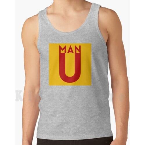 Man United Tank Tops Vest 100% Cotton Machester Manu United Football Soccer Premier