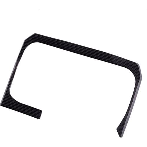 Car Central Control Water Cup Holder Trim Frame Carbon Fiber Style LHD Fit for Toyota Tacoma 2015 2016 2017 2018 2019 2020