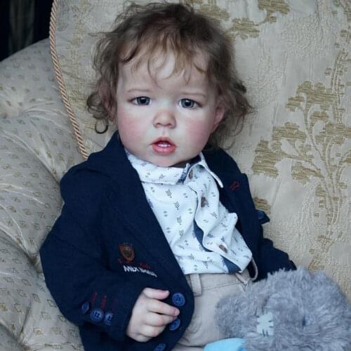 RSG Reborn Baby 28 Inches Lifelike Newborn Cute Liam Vinyl Unpainted Unfinished Parts DIY Blank Doll Kit