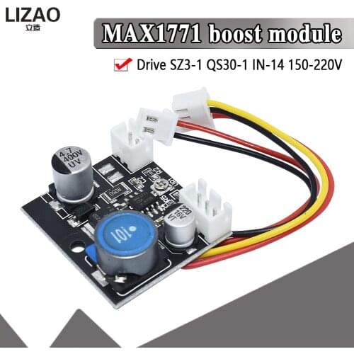 DC5V-12V to 170V 150V-220V Glow tube High Voltage Boost DC Power Module F/ Nixie Tube Glow Magic Eye MAX1771 With off function