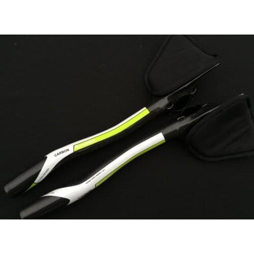 KEDDIE Full Carbon Fiber Bicycle TT Handlebar Road Bike Rest Handlebars bar 3k finish bicycle parts accessories