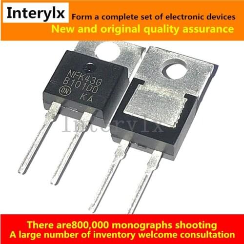10PCS 100% NEW MBR10100G B10100 TO-220 Lnto The Schottky Diode