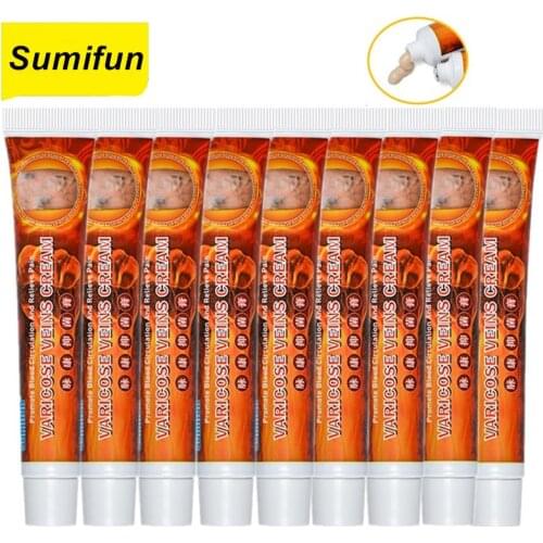 14/12/10 Pcs Varicose Veins Treatment Cream Varicosity Angiitis Remedy Ointment Relief Pain Herbal Body Varicose Veins Cream