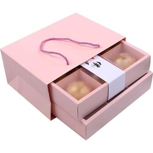 2019 New Pink Macaron Packaging Boxes With Matte Covers Box Gift Box For Wedding Favors Birthday Party Candy Cookies Packaging