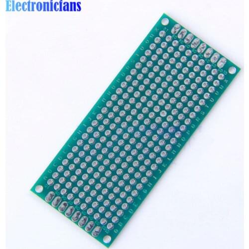 5PCS Double Side Prototype PCB Bread board Tinned Universal 3x7 cm 30x70 mm FR4