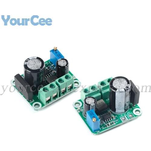 2pcs AC DC Step Down Buke Power Supply Module DC-DC Adjustable Regulated 2A with Rectifier Filter DC3.3V~18V