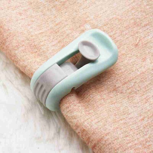 6 Pcs/set Quilt Duvet Sheet Fixer Quilt Blankets Non-slip Duvet Cover Plastic Fastener Sheet Fixer Bed Clip I6R7