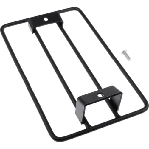 Motorcycle Sissy Bar Luggage Rack Tail Box Saddlebag Shelf for Honda Rebel 250 300 500 2017-2019 (Black)