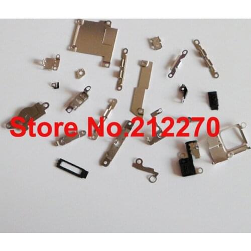 Free DHL EMS New Middle Plate Set 22 In 1 Inner Small Parts Replacement Fastening & Brackets Parts For iPhone 5S Wholesale