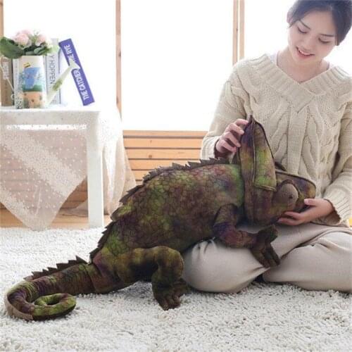 Big Chameleon Plush Animal Doll Creative Tyrannosaurus Dinosaur Large Pillow Boy Birthday Gift 39inch 100cm
