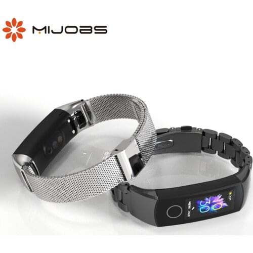 For Honor Band 5 Strap for Honor Band 4 Bracelet Metal Milanese Wristband Replacement for Huawei Honor Band 3 Smart Watch Correa