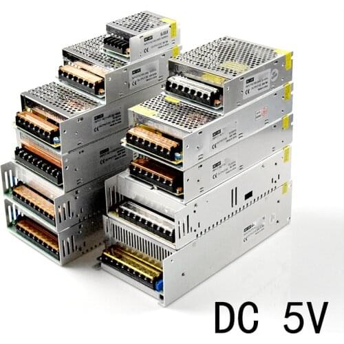 DC 5V Switching Power Supply 4A 5A 6A 10A 20A 60A Power Supply Switching Power AC 110V 220V To DC 5V For Led Strip Lights
