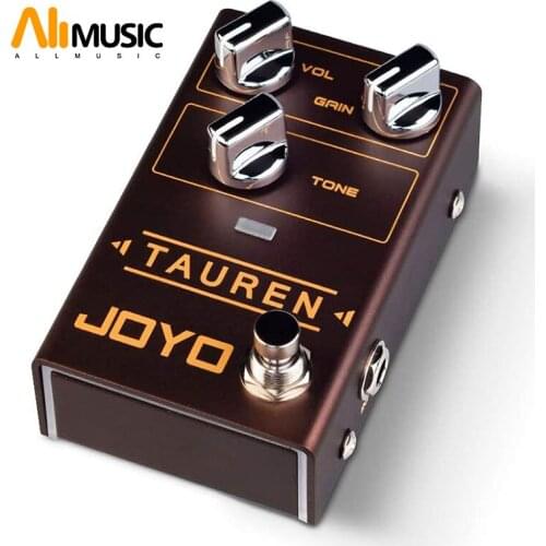 JOYO R-01 Tauren Overdrive From Clean Boost to Distortion Pedal Effect For Electric Guitar Low & High Gain Pedal True Bypass