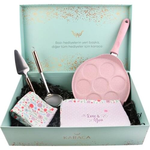 Pan Set Seven-hole breakfast pan Kitchen Apron multi-function wheel pancake egg dumpling non-stick frying pan egg frying mould