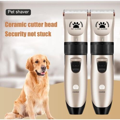 Dog Clippers Low Noise Pet Shaver Rechargeable Dog Trimmer Cordless Pet Grooming Tool Cat Animal Hair Cutter Trimmer Haircut