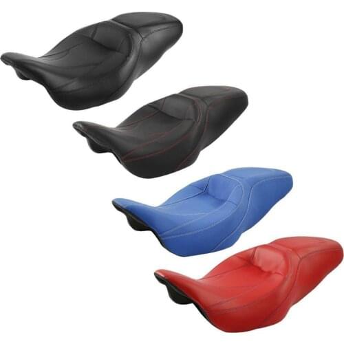 Motorcycle Driver & Rear Passenger Seat For Harley Touring Road King Electra Glide 09-20