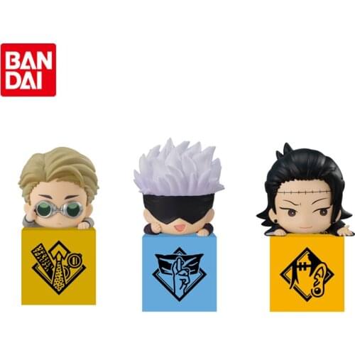 Bandai Genuine Jujutsu Kaisen Modeling Dolls Gojo Satoru Geto Suguru Nanami Kento Anime Action Figures Model Toys Gifts for Kids