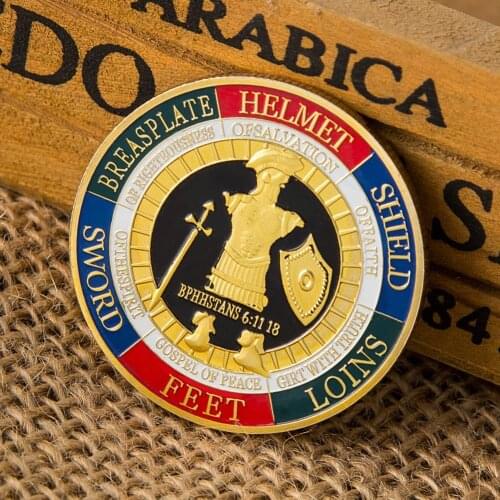 Gods Guard Soldier No. 1 Commemorative Coin God Armor Collection Guard The Soldiers Commemorative Gift Coin Commemorative 40mm