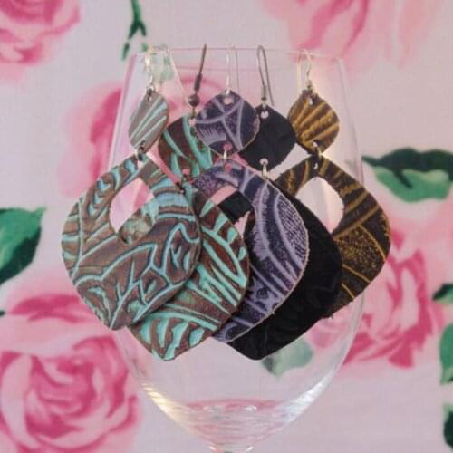 Earrings Cutting Die Steel Cut Out Leather Rule Die Leathercraft Decoration Tool for Die Cutting Machine DIY Handicraft Cutter