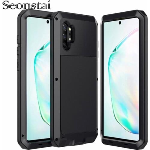 Heavy Duty Metal Armor Phone Case For Samsung Galaxy Note 10 S10 Plus S10Lite Cases Aluminum Shockproof Cover For Galaxy Note 10