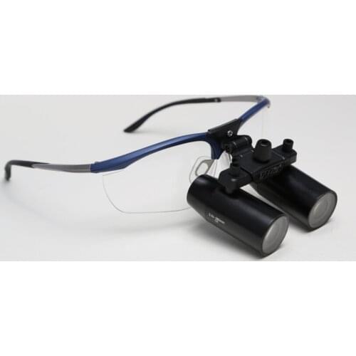 TAOS dental equipment 5.0x 38cm working distance magnifying loupe new products prismatic flip-up surgical loupes