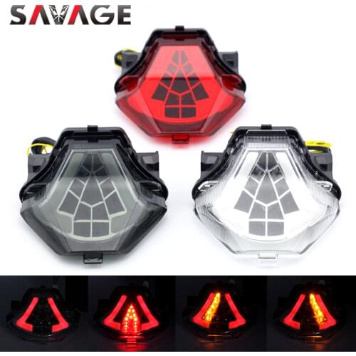 LED Tail Light For YAMAHA MT07 FZ07 2014-2017/ MT25 MT03 YZF R3 R25 2014-2021 18 19 Integrated Turn Signal Brake Lamp Motorcycle