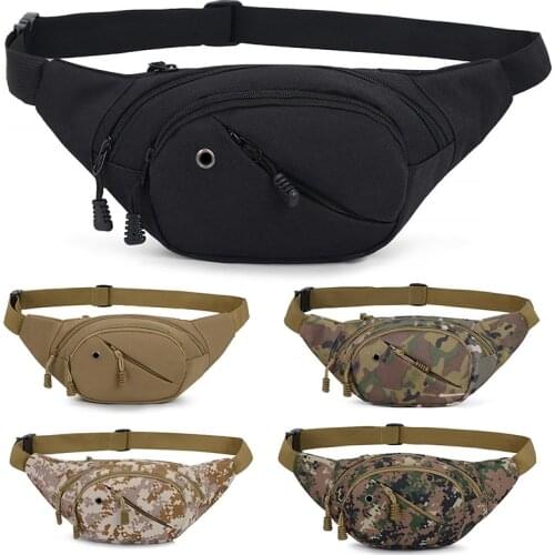 Military Tactical Waist Pack Men Women Camouflage Belt Bag Travel Casual Fanny Pack Mobile Phone Wallet Hiking Chest Bag Outdoor