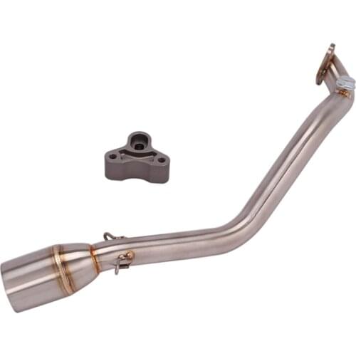 Slip On Motorcycle Exhaust Head Connect Tube Stainless Steel Exhaust System For Kymco Racing S125 150 All Years