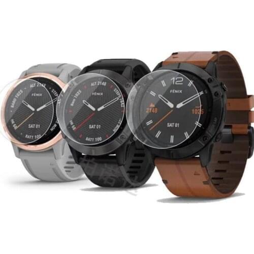 Tempered Glass Clear Protective Film For Garmin Fenix 6 6s 6x Shapphire/Pro Sloar Fenix6 Watch Screen Protector Cover Protection