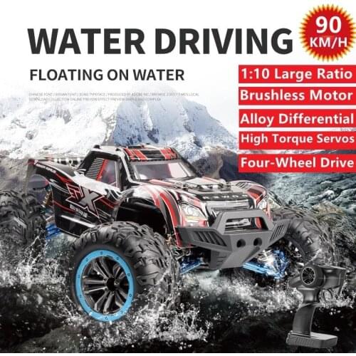 4WD Brushless RC Car Model 1:10 80KM/H Big Torque Servos Alloy Material Hydraulic Shock Absorber Remote Control Rapid Drift Car