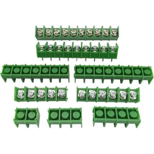5pcs KF8500 8.5mm KF7620 7.62MM pitch connector pcb screw terminal block connector 2 pin / 3 pin / 4Pin Green Black 10A 300V