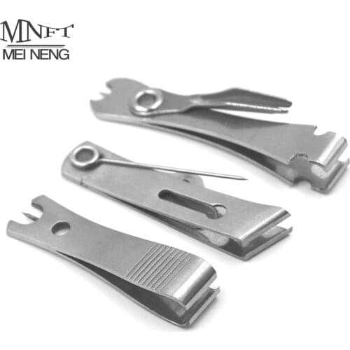 MNFT 5Pcs Fishing Line Clipper Nipper Multifunctional Fly Stream Tying Tool Nail Knot Hooks Sharpener Eye Cleane Fishing Scissor